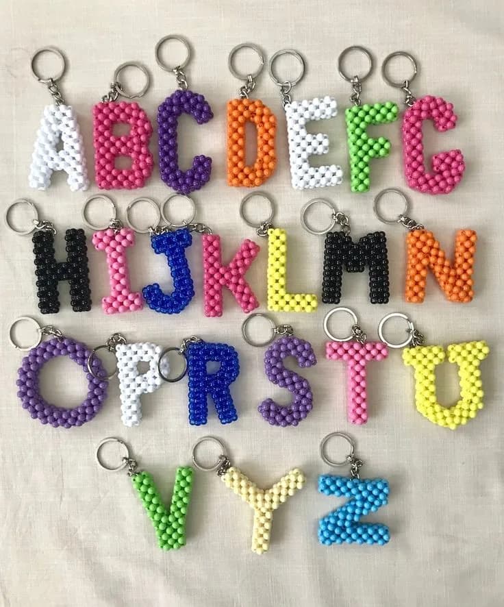 Porte clé en lettre